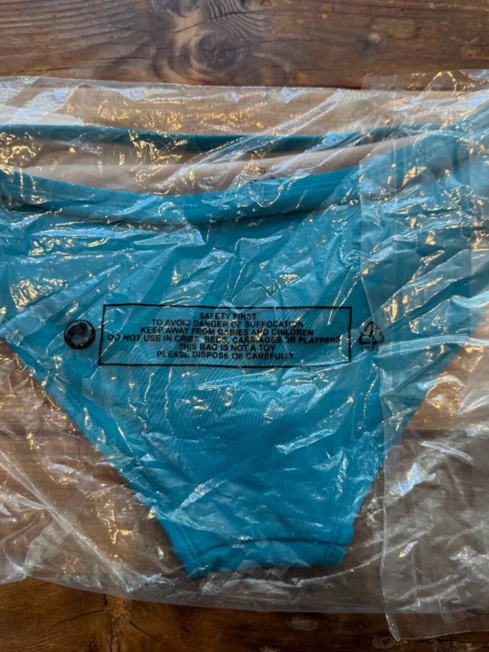 NWT Tea Collection Bikini Bottom Swim Caribbean Teal Size 12